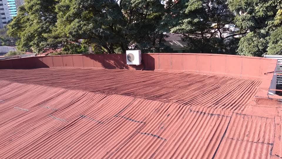 impermeabilização de telhado de zinco